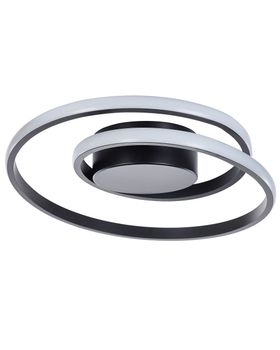 Lámpara led de techo  metal negro