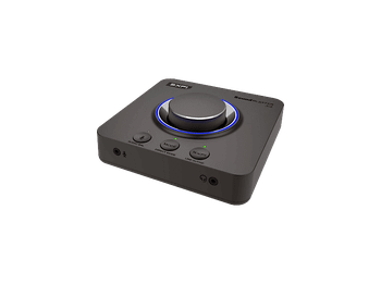 Tarjeta de sonido DJ - Creative Sound Blaster X4, DAC USB alta resolución 7.1, Negro