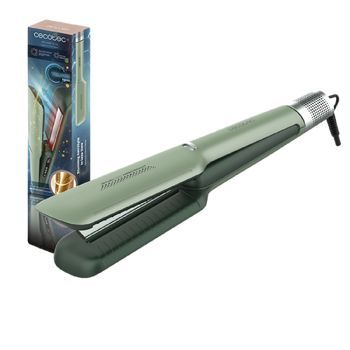 Plancha De Pelo Con Aire Air Lisse Olive. 600w, Protege El Cabello, Tecnología Iónica, Keratina Y Aceite De Argán