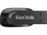 memoria usb 32 gb - sandisk ultra shift 32 usb-a hasta 100 mbs compacta con contrasena negro
