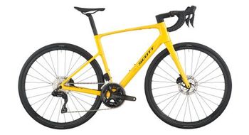 Bicicleta de carretera scott addict 40 shimano 105 di2 12v 700 mm amarillo 2026