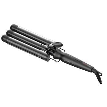 Ga.ma Triferro Salon Curl Rizador De Pelo Caliente Negro 95 W 3 M