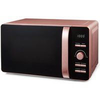tower glitz t24021ps solo microwave - black  pink black