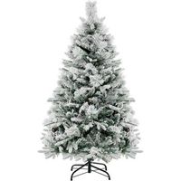 136 cm arbol de navidad artificial costway
