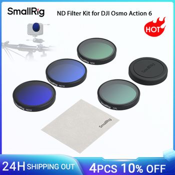 Kit de filtro SmallRig Osmo Action 6 ND para DJI Osmo Action 6 con filtro ND8 / ND16 / ND32 y cubierta de lente de silicona con filtro CPL -5895