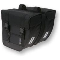 basil alforjas tour xl waterproof 28l impermeable poliester negro con reflectantes 34x14x34 cm