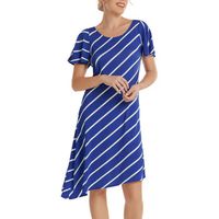 lisca vestidos vestido de verano asimetrico manga corta rhodes para mujer