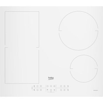 Beko HII64200FMTW Placa de Inducción 4 Zonas 58cm Blanca