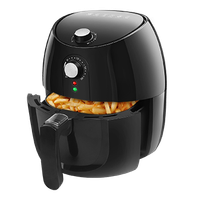 aigostar hayden - freidora de aire sin aceite 1500w apagado automatico gran capacidad 35 l cesta antiadherente libre de bpa