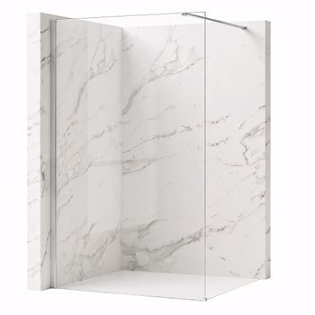 Mampara De Ducha Rea Flexi Chrome 100