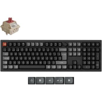 Teclado Keychron V6 Ultra 8K mecánico inalámbrico personalizable RGB 100%