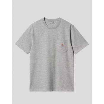 Carhartt Camiseta CAMISETA POCKET TEE GREY HEATHER para hombre