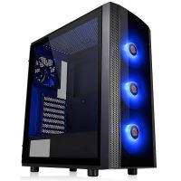 thermaltake versa j25 tg rgb usb 30 cristal templado