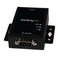 startech conversor adaptador serie rs232 a rss422 rs485 db9