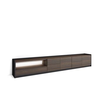 Mueble Tv Jubrique-02 Con Almacenaje Y Luz Led Integrada