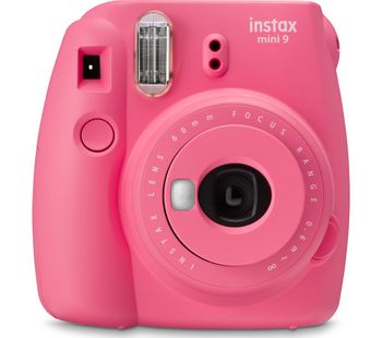 INSTAX mini 9 Instant Camera - Flamingo Pink, Pink
