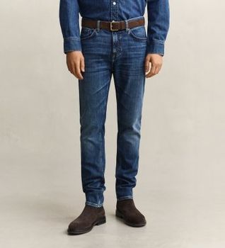 Gant para hombre. 1000010 Jeans Classic Slim azul (36/32), Casual, Denim