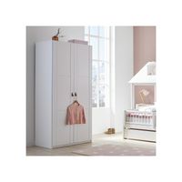 lifetime customisable double wardrobe - lifetime white