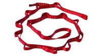 diamante negro 18 mm nylon daisy chain 140 cm rojo