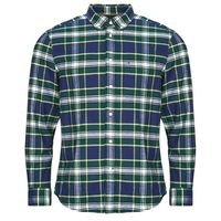 tommy hilfiger camisa manga corta hero flannel tartn chck rf shirt para hombre