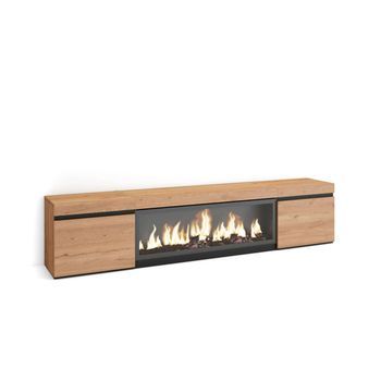 Mueble Tv Gaucín-01 Con Chimenea Eléctrica Integrada