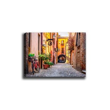 Pintura Decorativa Lienzo Canvas Tablo-41 Multicolor 70x100 Cm