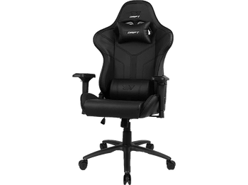 Silla gaming - Drift DR350, Polipiel, Reposabrazos 4D, Ruedas silenciosas, Inclinación, Negro