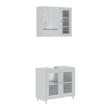 Conjunto De Muebles De Baño Malte 2 Partes Vicco