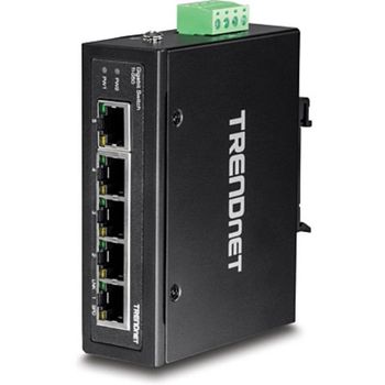 Conmutador Industrial Gigabit Ethernet 5 Puertos TRENDnet TI-G50