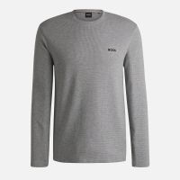 boss bodywear waffle-knit lounge top - xxl