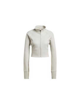 Chaqueta De Yoga adidas Aeroready Studio Beige Mujer
