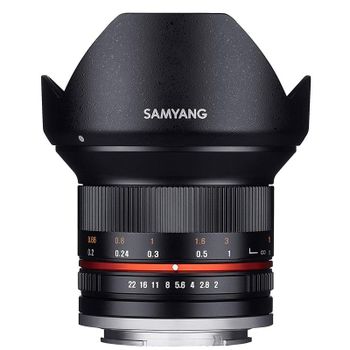 Samyang Objetivo 12mm F2 NCS CS para Cámaras Micro 4/3