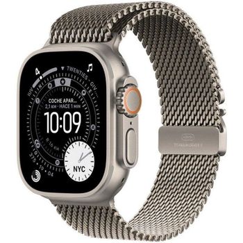 Apple Watch Ultra 3 GPS+Cellular 49mm Titanio Natural Pulsera Milanese Loop Titanio Natural Grande