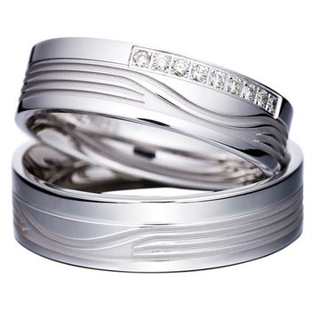 Alianzas oro blanco 6mm
