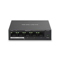 switch no gestionable mercusys ms105gp 5p 101001000 de estos 4p poe 65w ethernet mini desktop