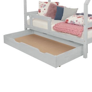 Cajón De Cama Buddy 90 X 160 - Gris Claro