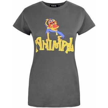 Worn Camiseta Animal Drummer para mujer