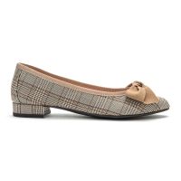 bailarina tacon ppegales beige