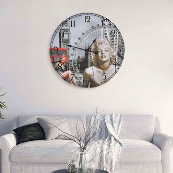 Reloj De Pared | Reloj Mural Vintage 60 Cm Cfw168154 Cfw12054