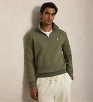 polo ralph lauren para hombre 710p06234511 jersey de punto doble y cremallera corta verde s casual algodon manga larga