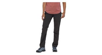 Pantalones de trail point peak para mujer  patagonia  negros