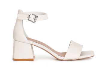 sandalias de piel con tira al tobillo. ice