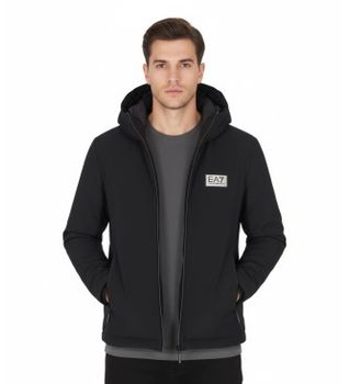 EA7 para hombre. 7M001020_AF13563 Chaqueta Gold Label negro (XL), Casual, Poliamida