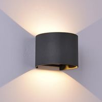 aplique de exterior led davos ii 4000k 2x6w