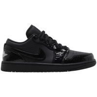 nike deportivas moda jordan 1 low se patent elephant black womens para mujer