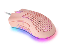 mas gaming raton mmex 32000dpi 75g rgb pink