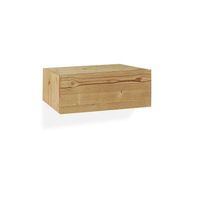 mesita ingrid olivo - hecha a mano en espana - madera natural