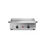 krampouz plancha de gas de 3400 w con placa de acero inoxidable de 64 x 33 cm - pfsv2ma-kr