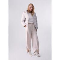 liu jo pantalones pantalones flare en saten para mujer