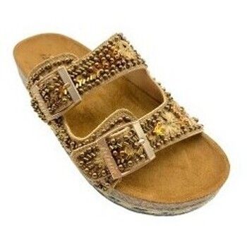 Isteria Sandalias Sandalia señora 1198 cuero para mujer